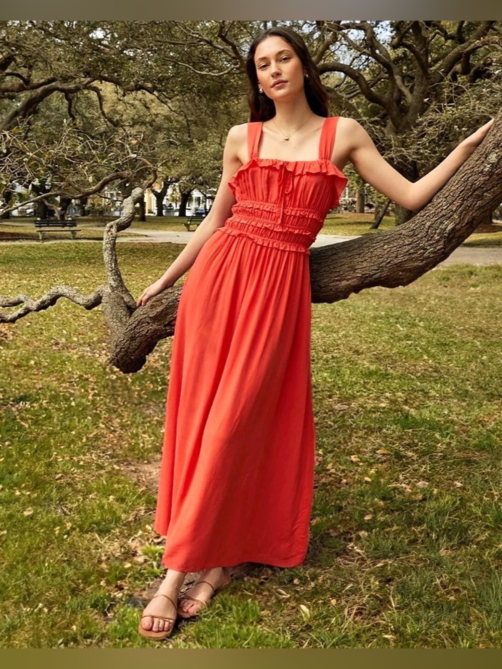 Kourt Soleil Maxi Dress Size Large NWT